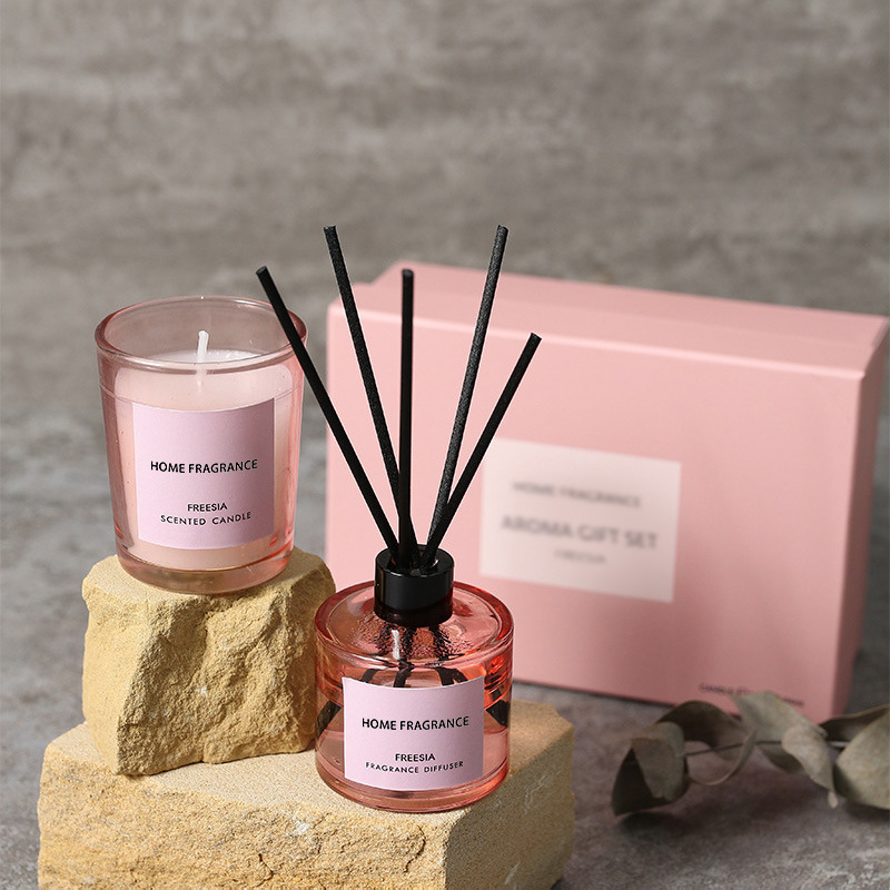 Home Fragrance Refill - Premium Reed Diffuser und Kerzen-Geschenkset Langanhaltender