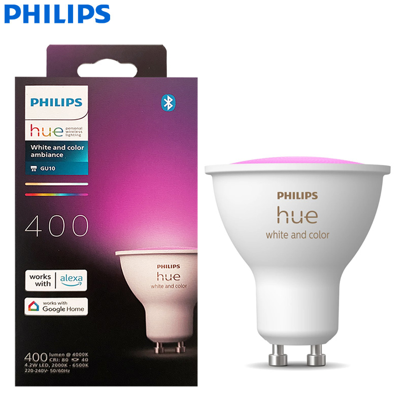 Philips Bulb Hue - Philips Hue GU10 Smart LED-Strahler, 4,2