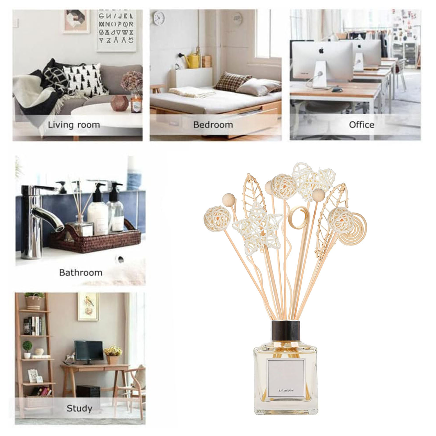 5/15 Stück lange gewellte Ratt – Home Fragrance Refill Bewertung und Preis