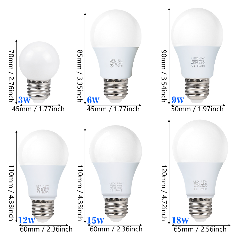10 stücke E27 Led-lampen 220V  – Philips Bulb Hue Bewertung und Preis